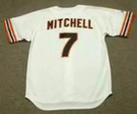 KEVIN MITCHELL San Francisco Giants 1989 Home Majestic Baseball Throwback Jersey 