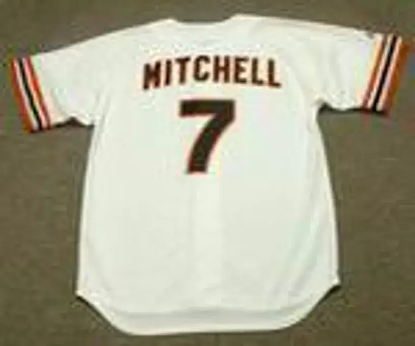 KEVIN MITCHELL San Francisco Giants 1989 Home Majestic Baseball Throwback Jersey 