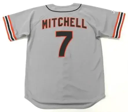 KEVIN MITCHELL San Francisco Giants 1989 Majestic Cooperstown Away Baseball Jersey 