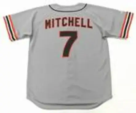 KEVIN MITCHELL San Francisco Giants 1989 Majestic Cooperstown Away Baseball Jersey 