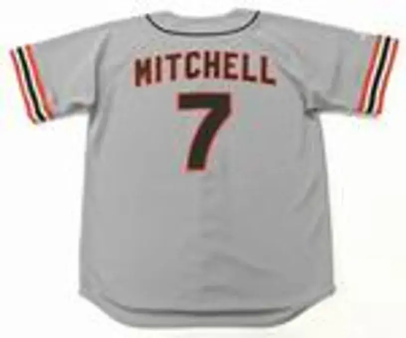 KEVIN MITCHELL San Francisco Giants 1989 Majestic Cooperstown Away Baseball Jersey 