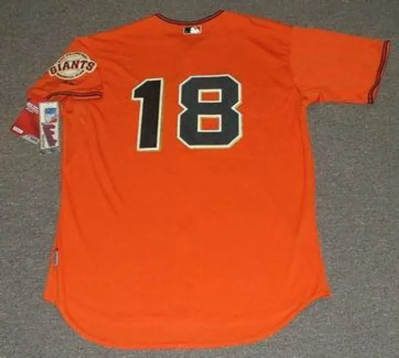 MATT CAIN San Francisco Giants 2010 Majestic “Cool Base” Authentic Alternate Baseball Jersey 