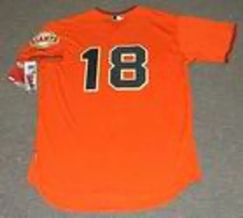 MATT CAIN San Francisco Giants 2010 Majestic “Cool Base” Authentic Alternate Baseball Jersey 