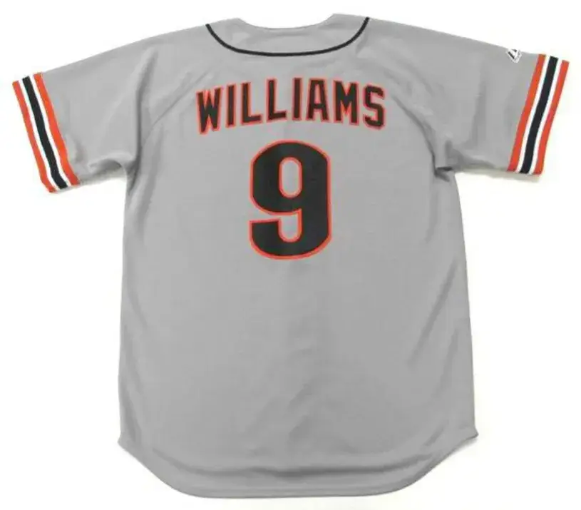 MATT WILLIAMS San Francisco Giants 1989 Majestic Cooperstown Away Baseball Jersey 