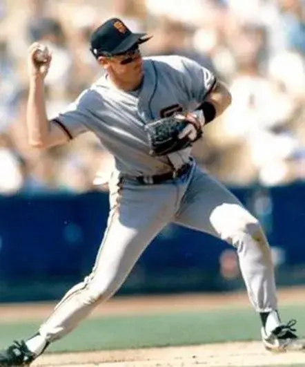 MATT WILLIAMS San Francisco Giants 1989 Majestic Cooperstown Away Baseball Jersey 