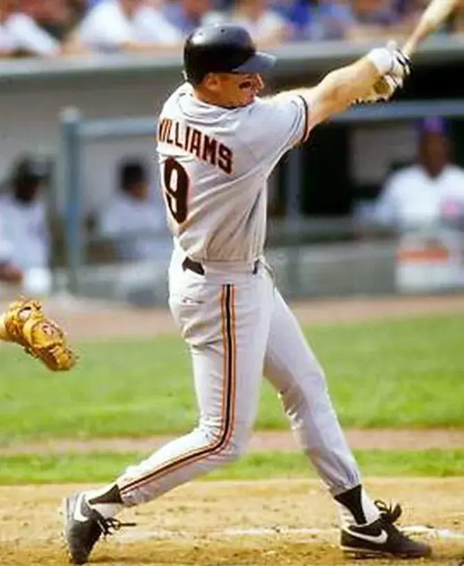 MATT WILLIAMS San Francisco Giants 1989 Majestic Cooperstown Away Baseball Jersey 