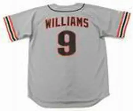 MATT WILLIAMS San Francisco Giants 1989 Majestic Cooperstown Away Baseball Jersey 