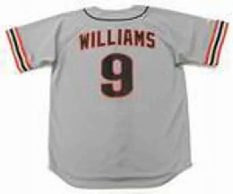 MATT WILLIAMS San Francisco Giants 1989 Majestic Cooperstown Away Baseball Jersey 