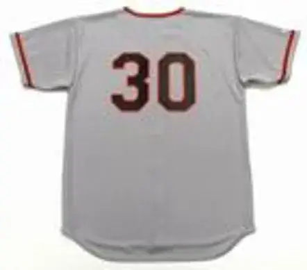 ORLANDO CEPEDA San Francisco Giants 1960’s Majestic Throwback Away Baseball Jersey 