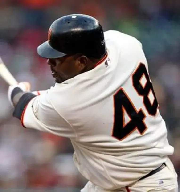 PABLO SANDOVAL San Francisco Giants 2010 Majestic “Cool Base” Authentic Alternate Baseball Jersey 