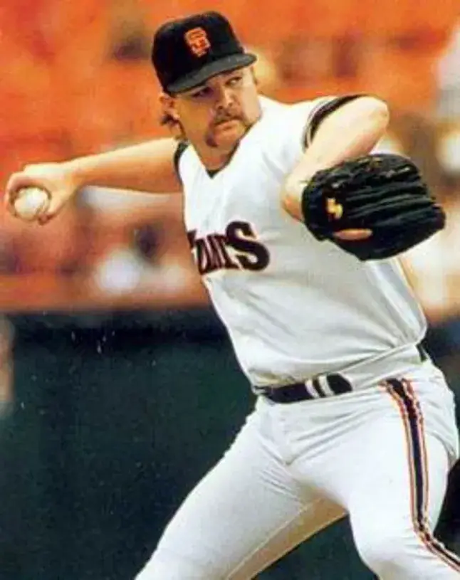 ROD BECK San Francisco Giants 1993 Majestic Cooperstown Throwback Home Jersey 