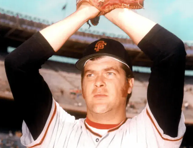 SAM McDOWELL San Francisco Giants 1973 Majestic Cooperstown Away Baseball Jersey 