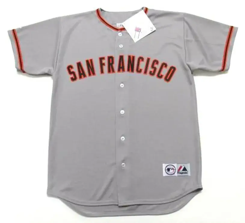 SAN FRANCISCO GIANTS 1960’s Majestic Throwback Away Jersey Customized “Any Name & Number(s)”