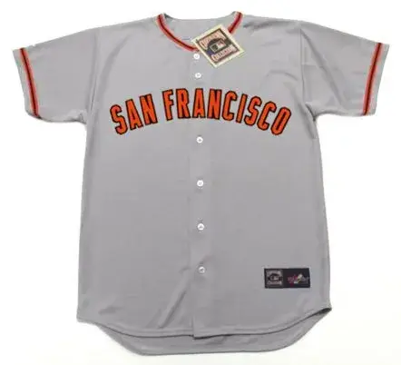 SAN FRANCISCO GIANTS 1970’s Majestic Throwback Away Jersey Customized “Any Name & Number(s)”