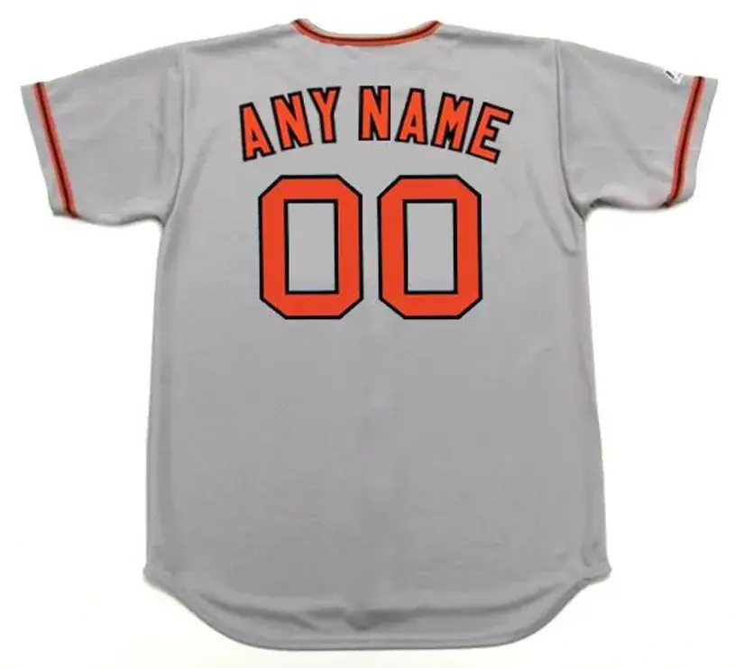 SAN FRANCISCO GIANTS 1970’s Majestic Throwback Away Jersey Customized “Any Name & Number(s)” 