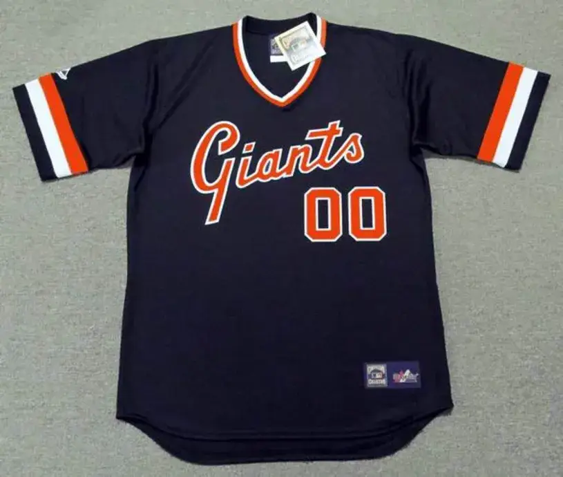 SAN FRANCISCO GIANTS 1980’s Majestic Throwback Away Jersey Customized “Any Name & Number(s)”
