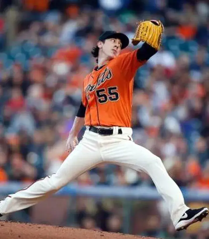 TIM LINCECUM San Francisco Giants 1970’s Majestic Cooperstown Baseball Jersey 