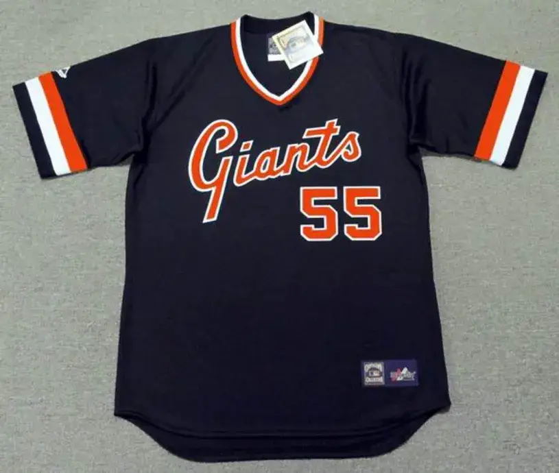 TIM LINCECUM San Francisco Giants 1980’s Majestic Cooperstown Away Baseball Jersey