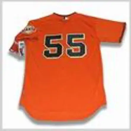 TIM LINCECUM San Francisco Giants 2010 Majestic “Cool Base” Authentic Alternate Baseball Jersey 
