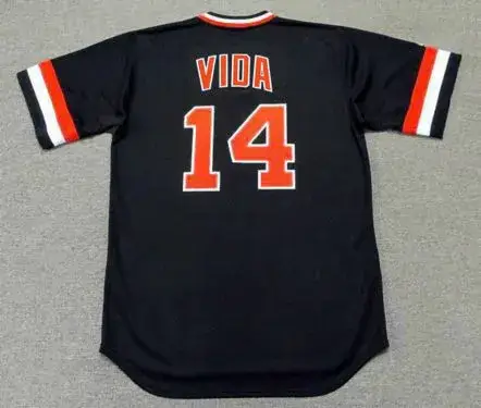 VIDA BLUE San Francisco Giants 1978 Away Majestic Throwback Baseball Jersey 