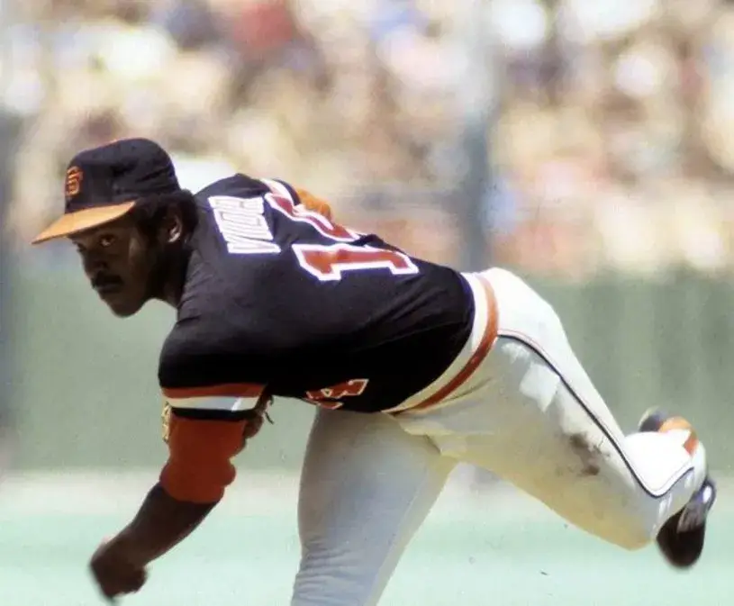 VIDA BLUE San Francisco Giants 1978 Away Majestic Throwback Baseball Jersey 