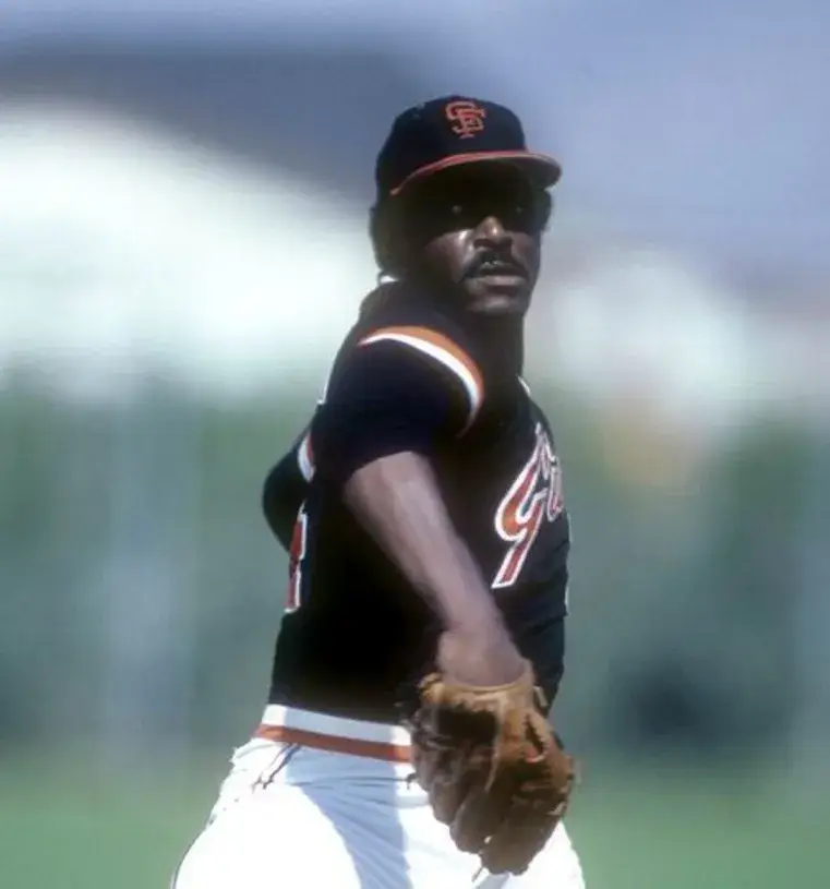 VIDA BLUE San Francisco Giants 1978 Away Majestic Throwback Baseball Jersey 