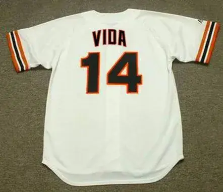 VIDA BLUE San Francisco Giants 1986 Home Majestic Throwback Baseball Jersey 