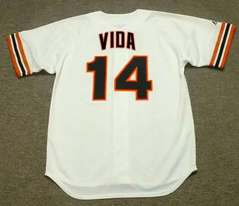VIDA BLUE San Francisco Giants 1986 Home Majestic Throwback Baseball Jersey 