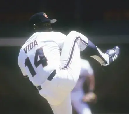 VIDA BLUE San Francisco Giants 1986 Home Majestic Throwback Baseball Jersey 