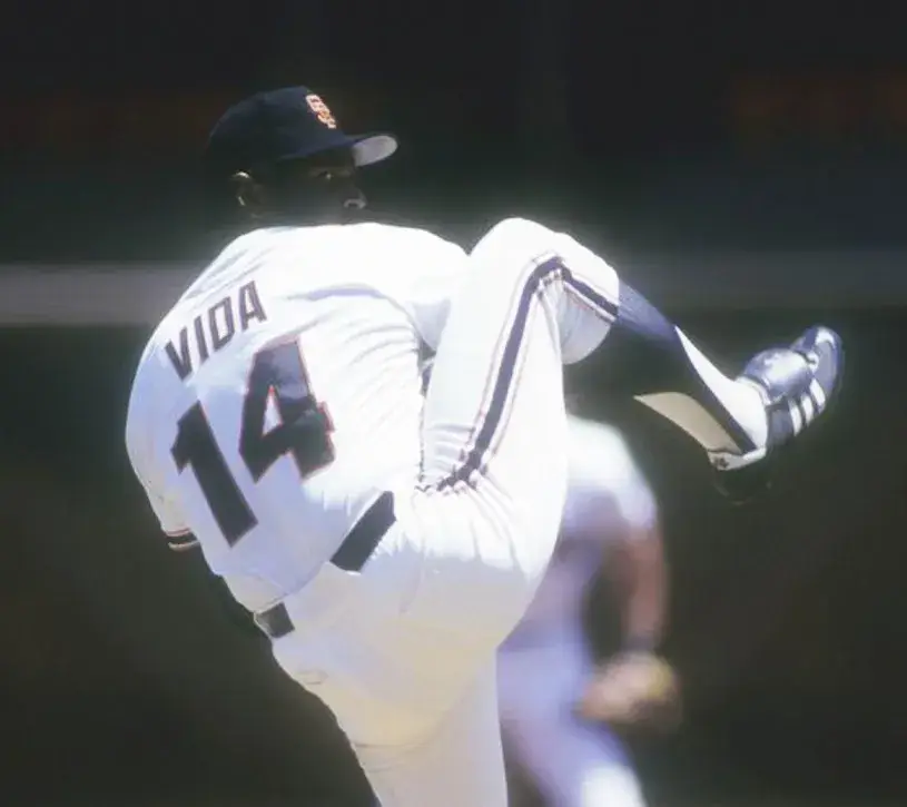 VIDA BLUE San Francisco Giants 1986 Home Majestic Throwback Baseball Jersey 