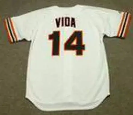VIDA BLUE San Francisco Giants 1986 Home Majestic Throwback Baseball Jersey 