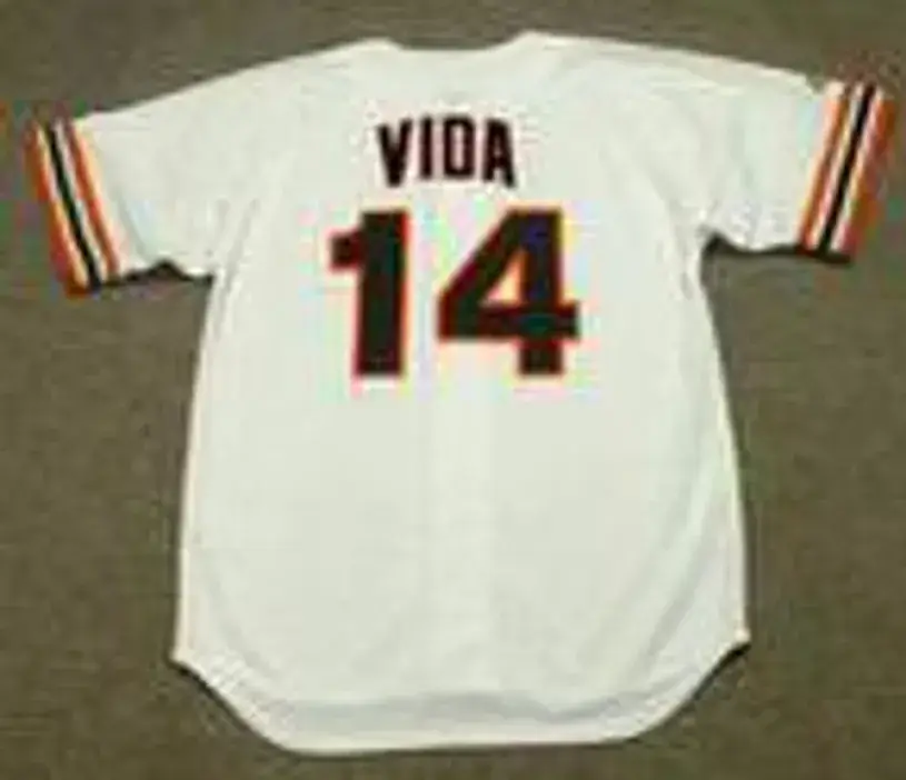 VIDA BLUE San Francisco Giants 1986 Home Majestic Throwback Baseball Jersey 