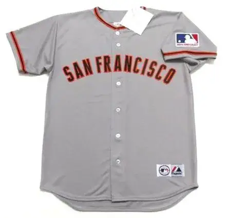 WILLIE MAYS San Francisco Giants 1969 Away Majestic Baseball Throwback Jersey