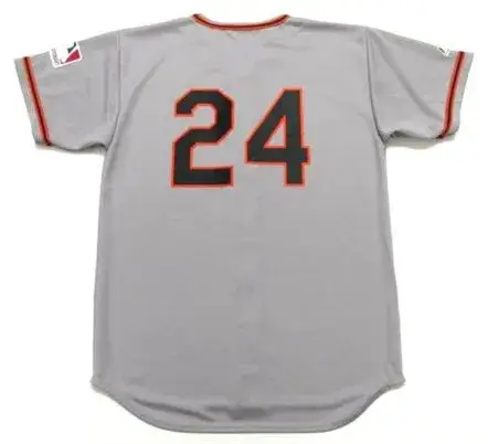 WILLIE MAYS San Francisco Giants 1969 Away Majestic Baseball Throwback Jersey 