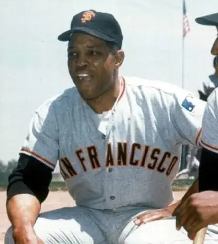 WILLIE MAYS San Francisco Giants 1969 Away Majestic Baseball Throwback Jersey 