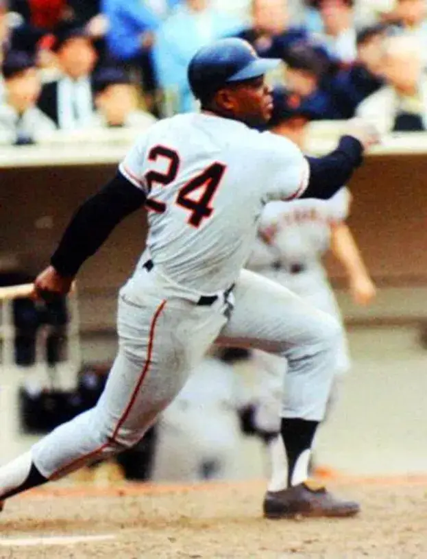 WILLIE MAYS San Francisco Giants 1969 Away Majestic Baseball Throwback Jersey 