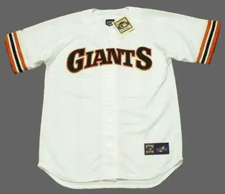 WILLIE MAYS San Francisco Giants 1980’s Home Majestic Baseball Throwback Jersey