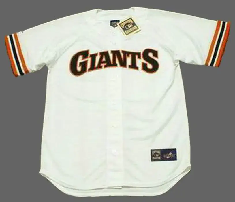 WILLIE MAYS San Francisco Giants 1980’s Home Majestic Baseball Throwback Jersey