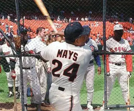 WILLIE MAYS San Francisco Giants 1980’s Home Majestic Baseball Throwback Jersey 