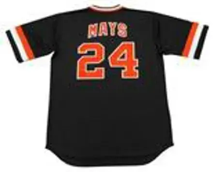 WILLIE MAYS San Francisco Giants Majestic Cooperstown Away Baseball Jersey 
