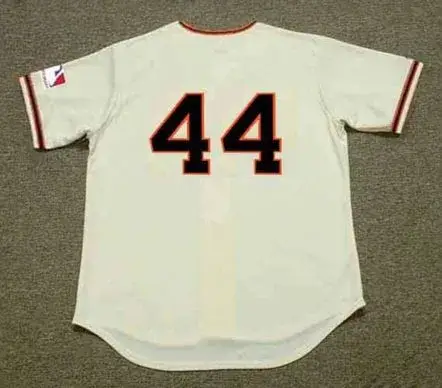 WILLIE McCOVEY San Francisco Giants 1969 Home Majestic Throwback Baseball Jersey 