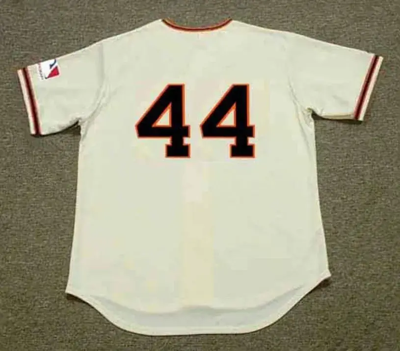WILLIE McCOVEY San Francisco Giants 1969 Home Majestic Throwback Baseball Jersey 