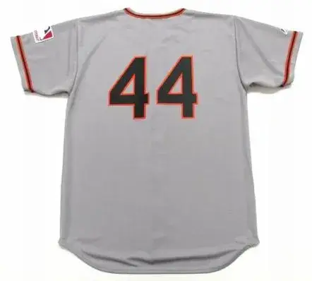 WILLIE McCOVEY San Francisco Giants 1969 Majestic Throwback Away Baseball Jersey 