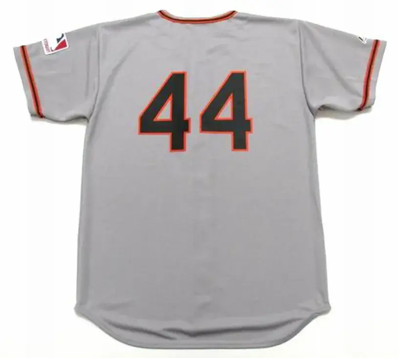 WILLIE McCOVEY San Francisco Giants 1969 Majestic Throwback Away Baseball Jersey 