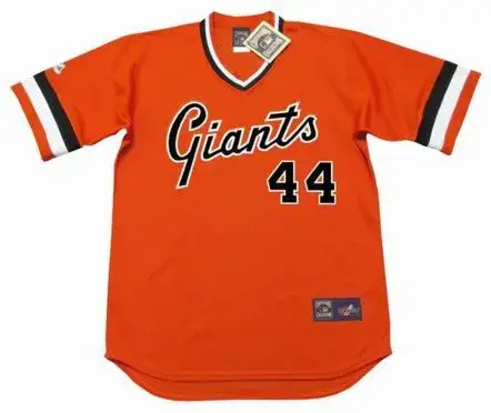 WILLIE McCOVEY San Francisco Giants 1978 Majestic Cooperstown Alternate Jersey