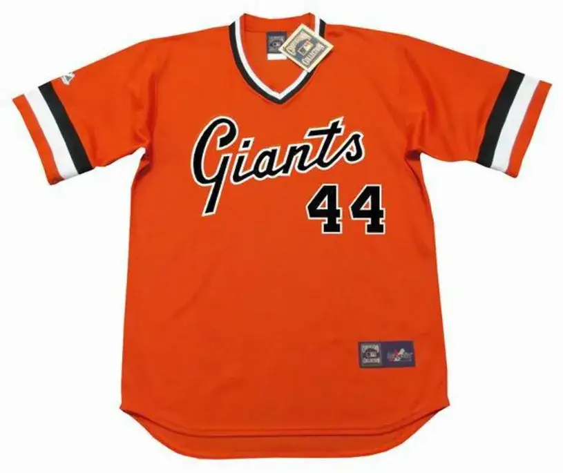 WILLIE McCOVEY San Francisco Giants 1978 Majestic Cooperstown Alternate Jersey