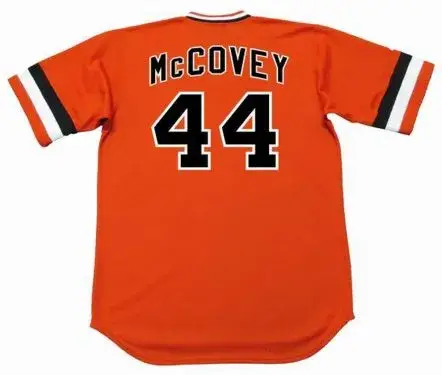 WILLIE McCOVEY San Francisco Giants 1978 Majestic Cooperstown Alternate Jersey 