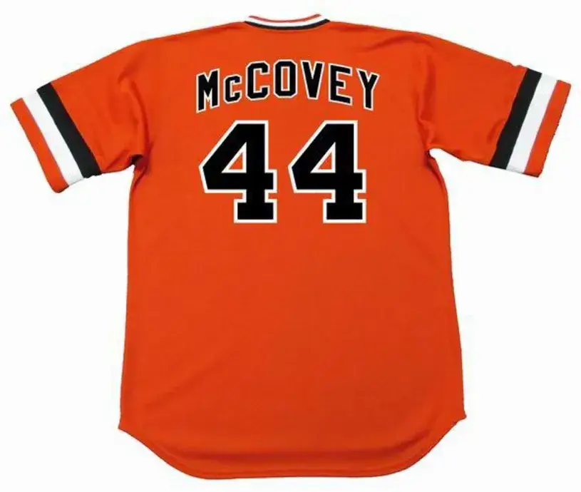 WILLIE McCOVEY San Francisco Giants 1978 Majestic Cooperstown Alternate Jersey 