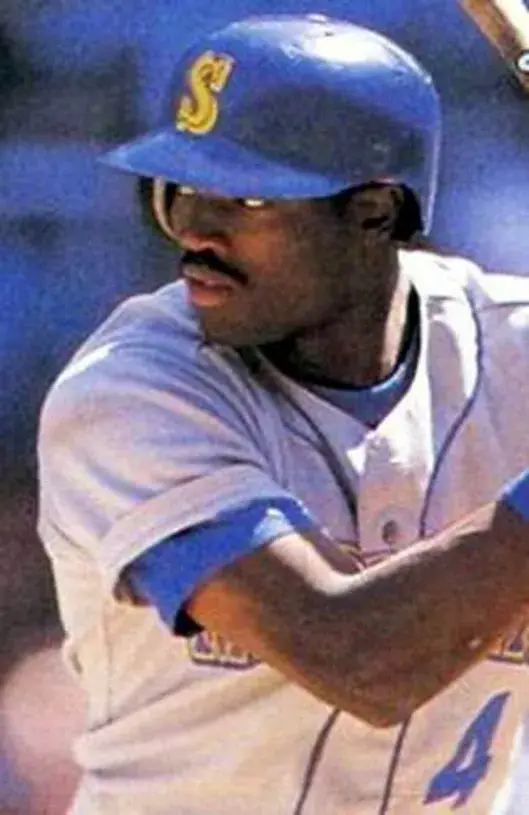 HAROLD REYNOLDS Seattle Mariners 1987 Majestic Cooperstown Away Baseball Jersey 