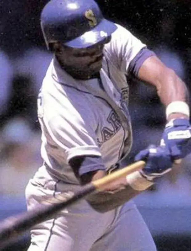 HAROLD REYNOLDS Seattle Mariners 1987 Majestic Cooperstown Away Baseball Jersey 